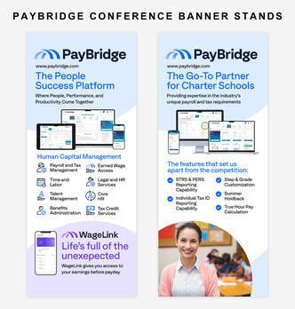 PayBridge Conference Banner Stands